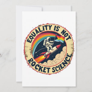 Equality Is Not Rocket Science LGBTQ Feminism  Invitation