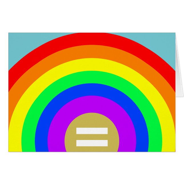 EQUALITY IS THE GOLD UNDER THE RAINBOW (Front Horizontal)