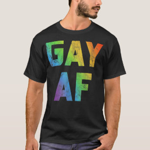 Equality Lesbian Gay Af Rainbow Lgbtq Awareness Pr T-Shirt