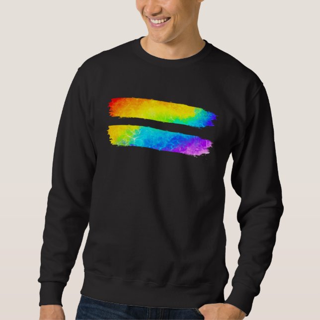 Equality LGBT Pride Awareness Month Gay Lesbian LG Sweatshirt (Front)