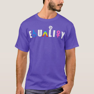 Equality LGBT Q Gay Pride Flag Proud Ally Rainbow  T-Shirt