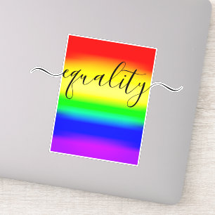 Equality LGBT Rainbow Pride Ombre Gradient 