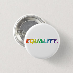 Equality Lgbtq Lgbt gay pride rainbow colours 3 Cm Round Badge