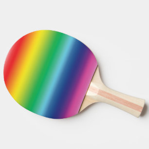 Equality lgbtq rainbow gay pride flag colours - ping pong paddle