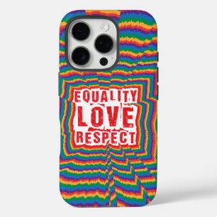 Equality Love and Respect Pride Month iPhone 16 Pro Case