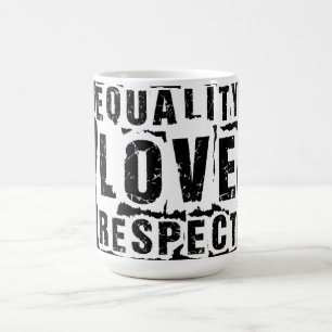 Equality Love and Respect Pride Month Coffee Mug