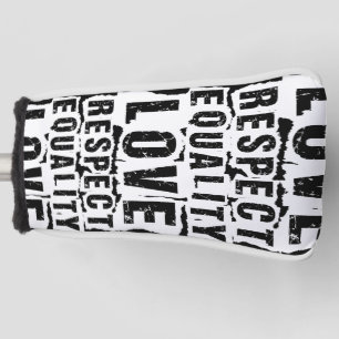 Equality Love and Respect Pride Month Golf Head Cover