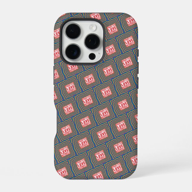 Equality Love and Respect Pride Month iPhone Case (Back)