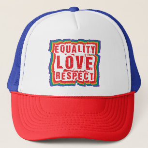 Equality Love and Respect Pride Month Trucker Hat