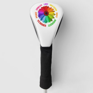 Equality Love Inclusion Hope Diversity Kindness Golf Head Cover
