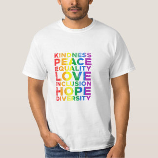 Equality Love Rainbow  T-Shirt