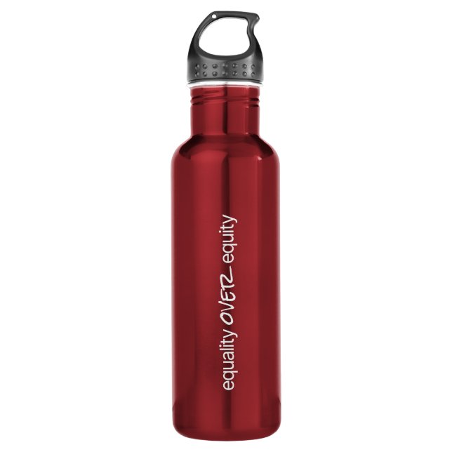 Equality Over Equity Water Bottle (Front)