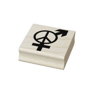 Equality Peace Rubber Stamp