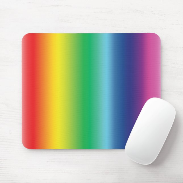 equality pride rainbow colours - Mousepad (With Mouse)