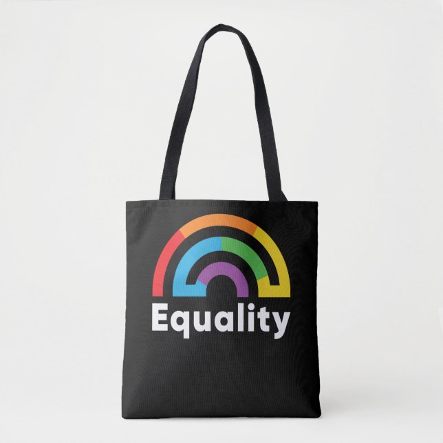 Equality Rainbow LGBT (2) Tote Bag (Front)