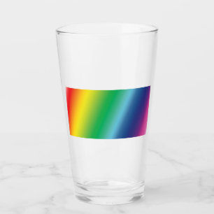 equality rainbow pride colours - Glass Cup