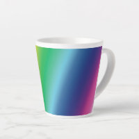 equality rainbow pride colours - latte mug