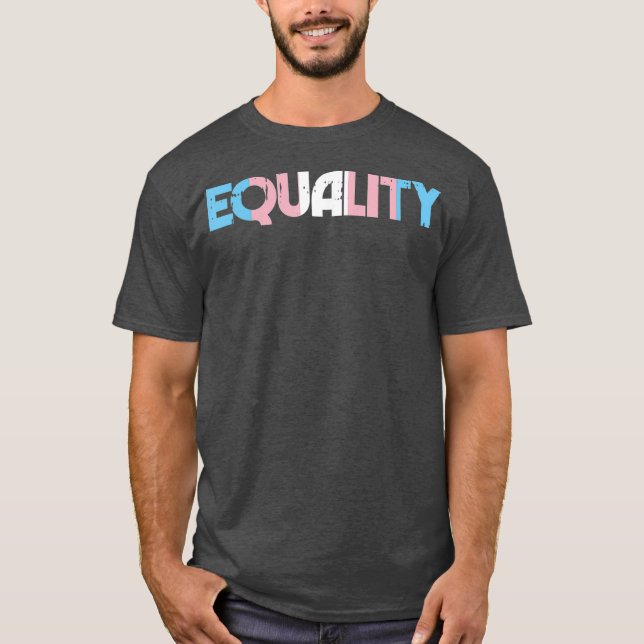 Equality Retro Transexual Transgender Trans LGBT T-Shirt (Front)
