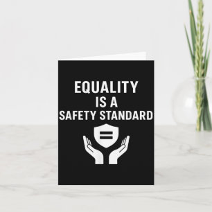 Equality Safety Standard New Year Card