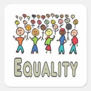 Equality Square Sticker