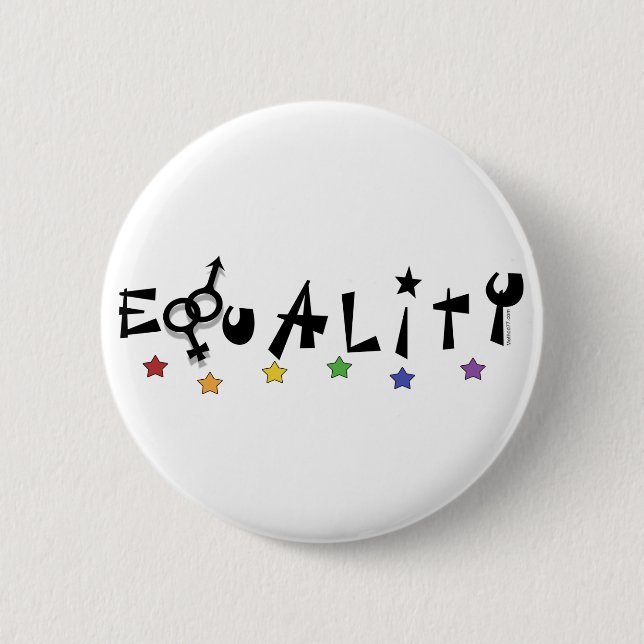 Equality Stars Button (Front)