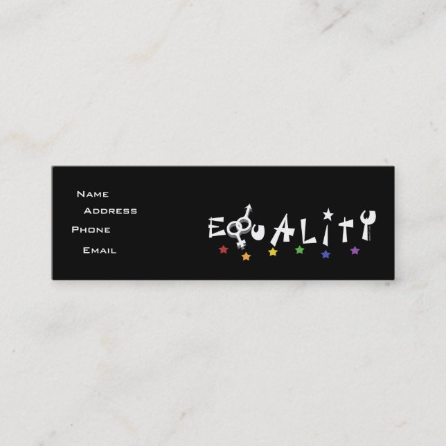 Equality Stars Profile Card (Front)