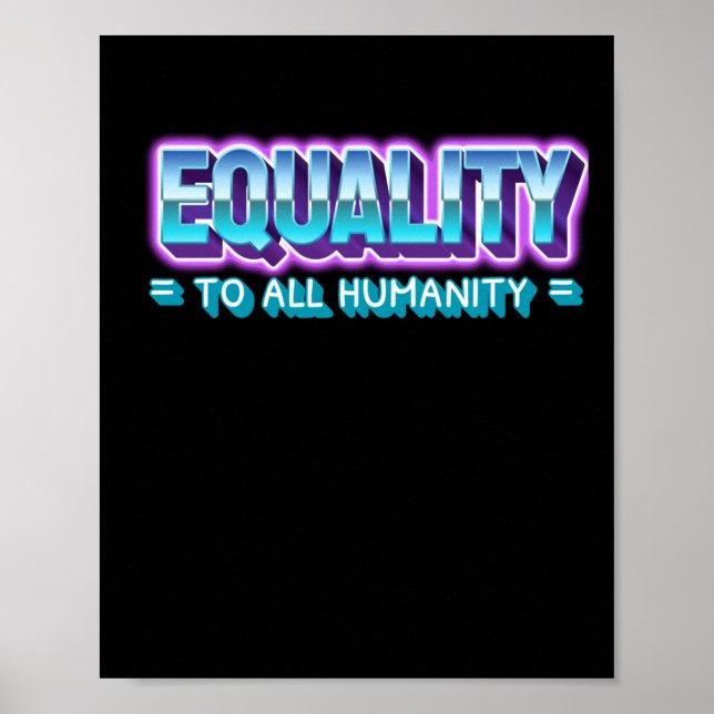 Equality Sticker  Poster (Front)
