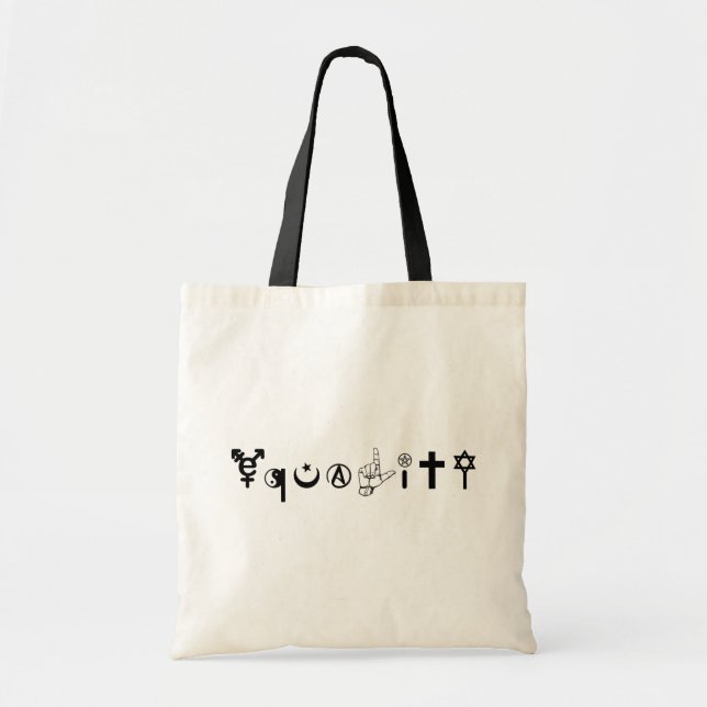 Equality Symbols Tote Bag (Front)