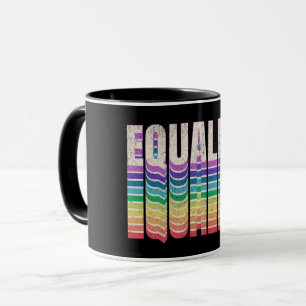 Equality text design mug