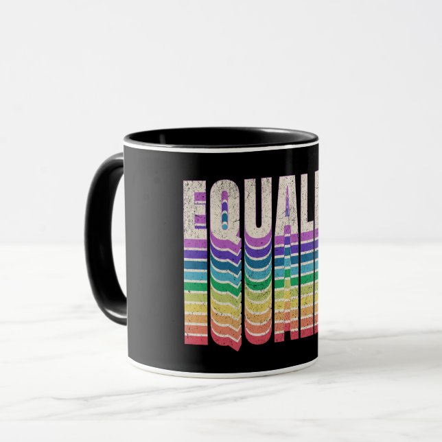 Equality text design mug (Front Left)
