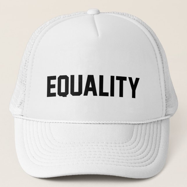 Equality Trucker Baseball Hat for Men and Women (Front)