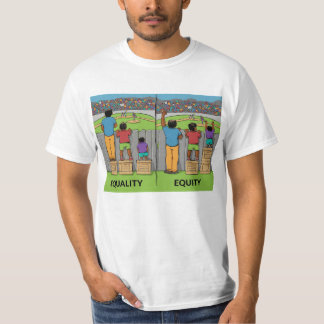 Equality vs Equity – Inspiring Social Justice  T-Shirt