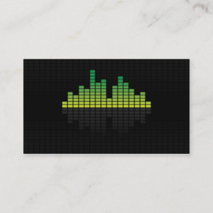 Equalizer - Green Business Card