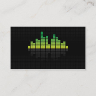 Equalizer - Green Business Card