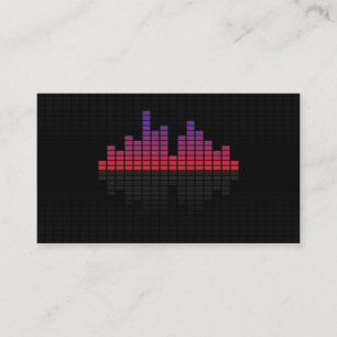 Equalizer - Purple Business Card
