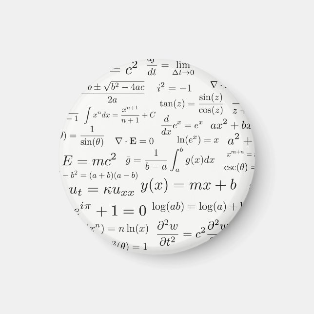Equations of Math and Science Magnet (Front)