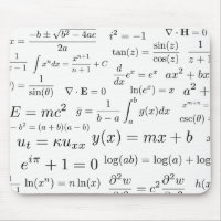 Equations of Math and Science Mouse Pad