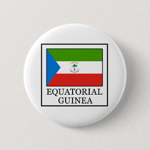 Equatorial Guinea 6 Cm Round Badge