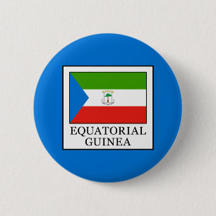 Equatorial Guinea 6 Cm Round Badge