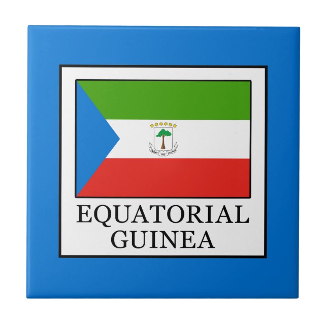 Equatorial Guinea Ceramic Tile (Front)