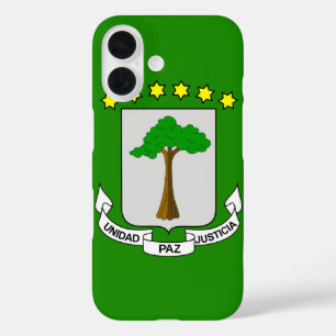equatorial guinea emblem iPhone 16 case