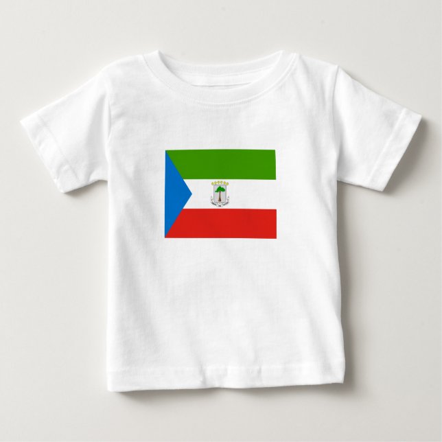 Equatorial Guinea Flag Baby T-Shirt (Front)