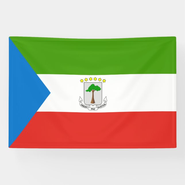Equatorial Guinea Flag Banner (Horizontal)