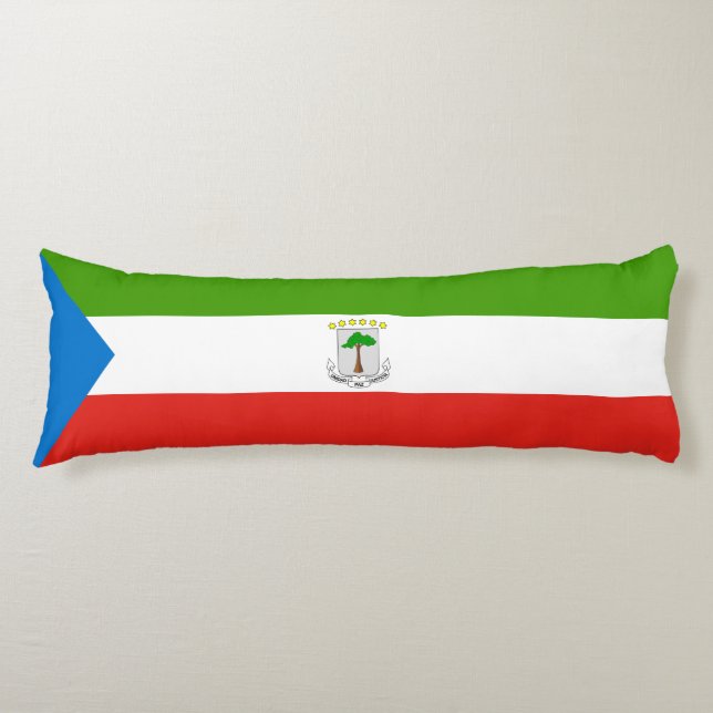 Equatorial Guinea Flag Body Cushion (Front)