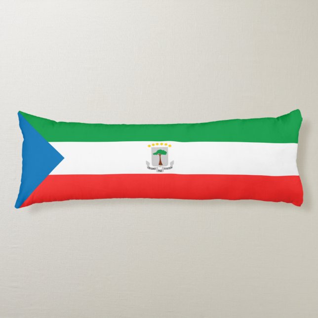 Equatorial Guinea flag Body Cushion (Front)
