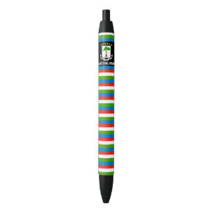Equatorial Guinea Flag Cute Patriotic Black Ink Pen
