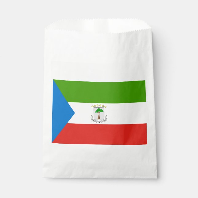 Equatorial Guinea Flag Favour Bag (Front)