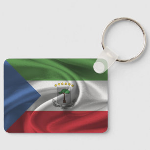 Equatorial Guinea Flag Keychain
