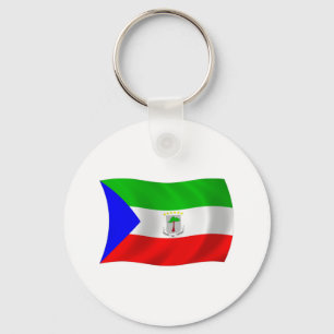 Equatorial Guinea Flag Keychain