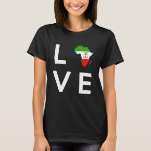 Equatorial Guinea Flag Love Africa Equatorial Guin T-Shirt